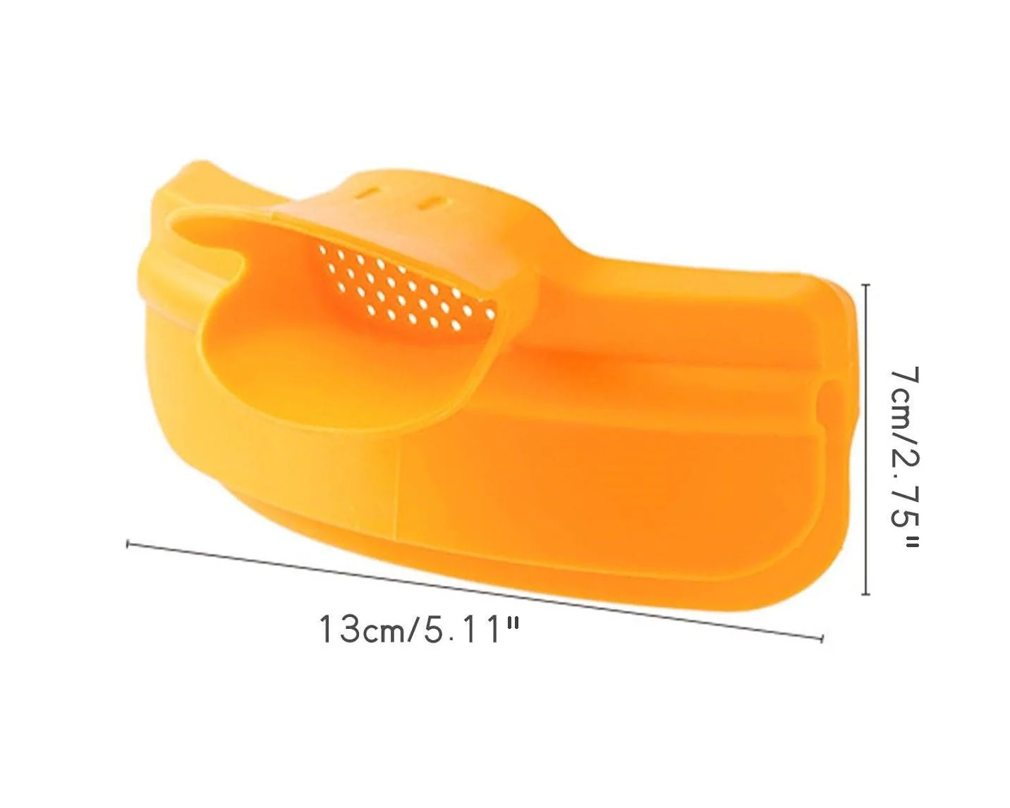 Bec verseur en silicone avec passoire « style bec de canard » pour casserole - Image 8