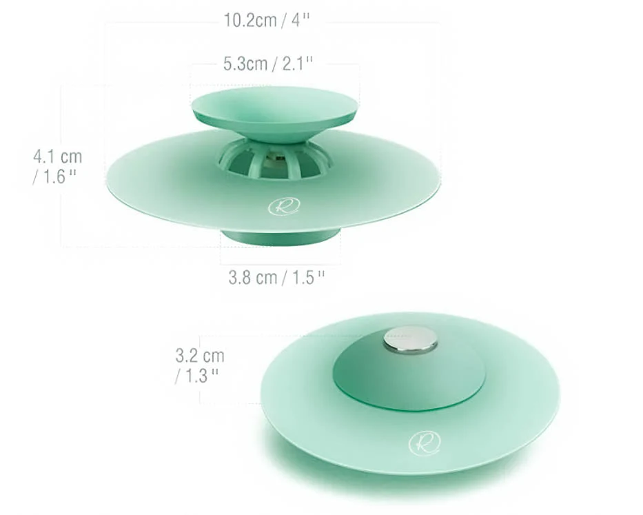 Bouchons d'évier en silicone avec filtre rétractable - Image 8