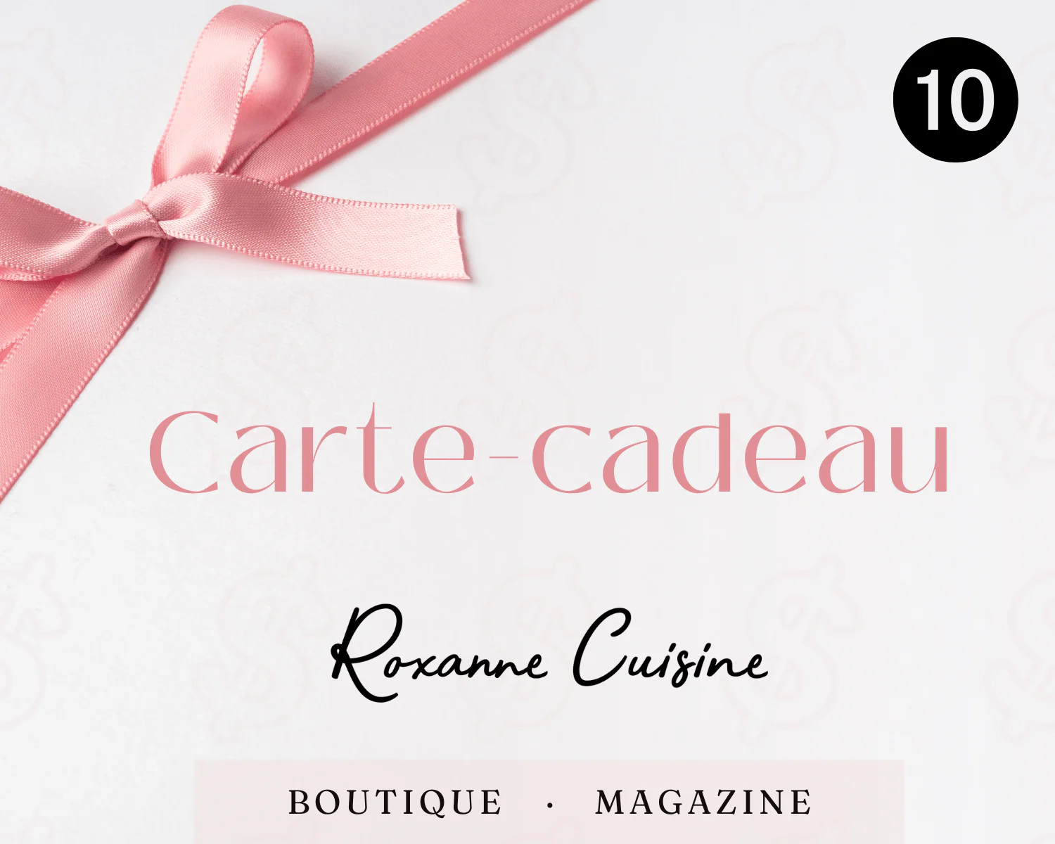 Carte-cadeau Roxanne Cuisine