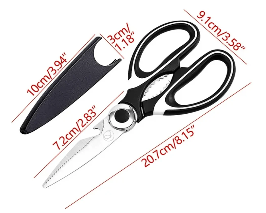 Ciseaux de cuisine robustes multi-usages - Image 11