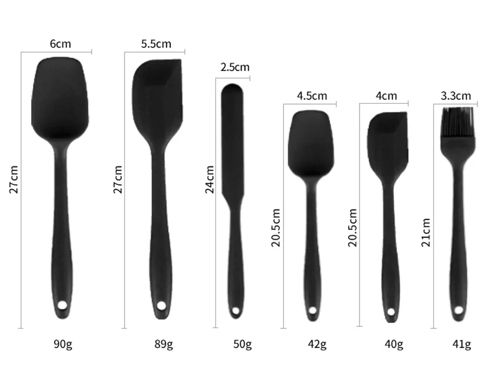 Ensemble chic de 6 ustensiles en silicone - Image 9