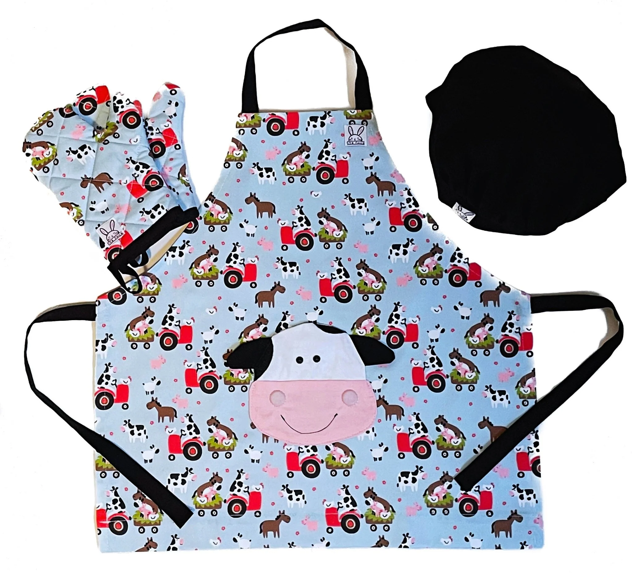 Ensemble « mini chef » avec mitaines et chapeau - Image 4