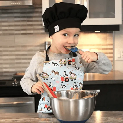 Ensemble « mini chef » avec mitaines et chapeau - Image 6