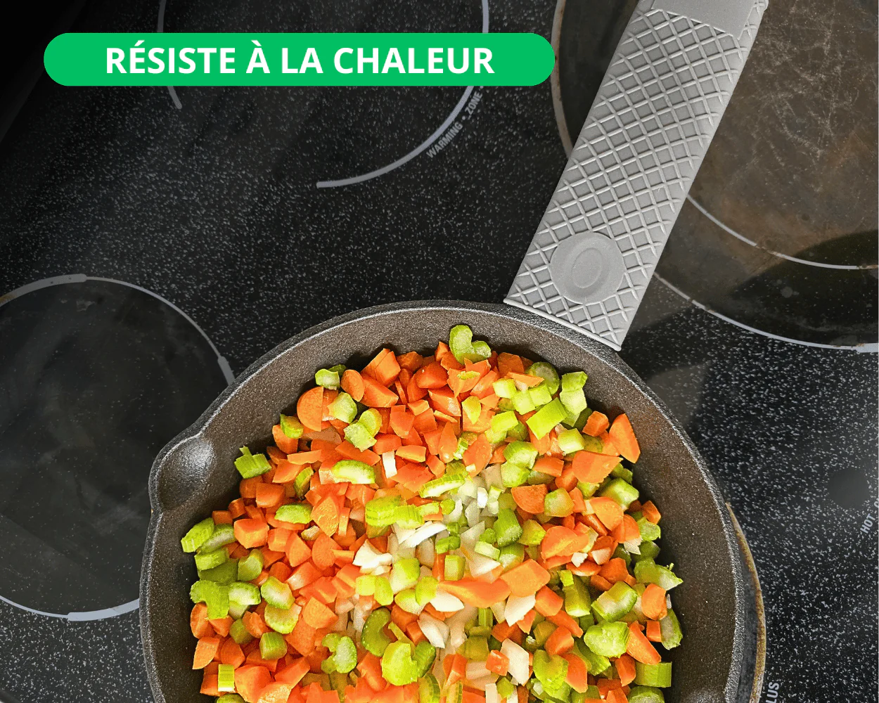 Manchon en silicone pour poignée de poêlon - Image 3