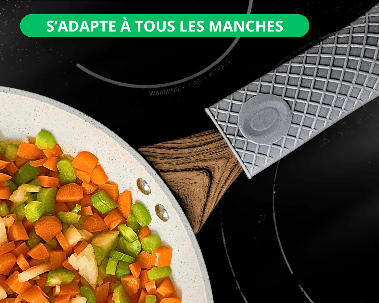 Manchon en silicone pour poignée de poêlon - Image 5