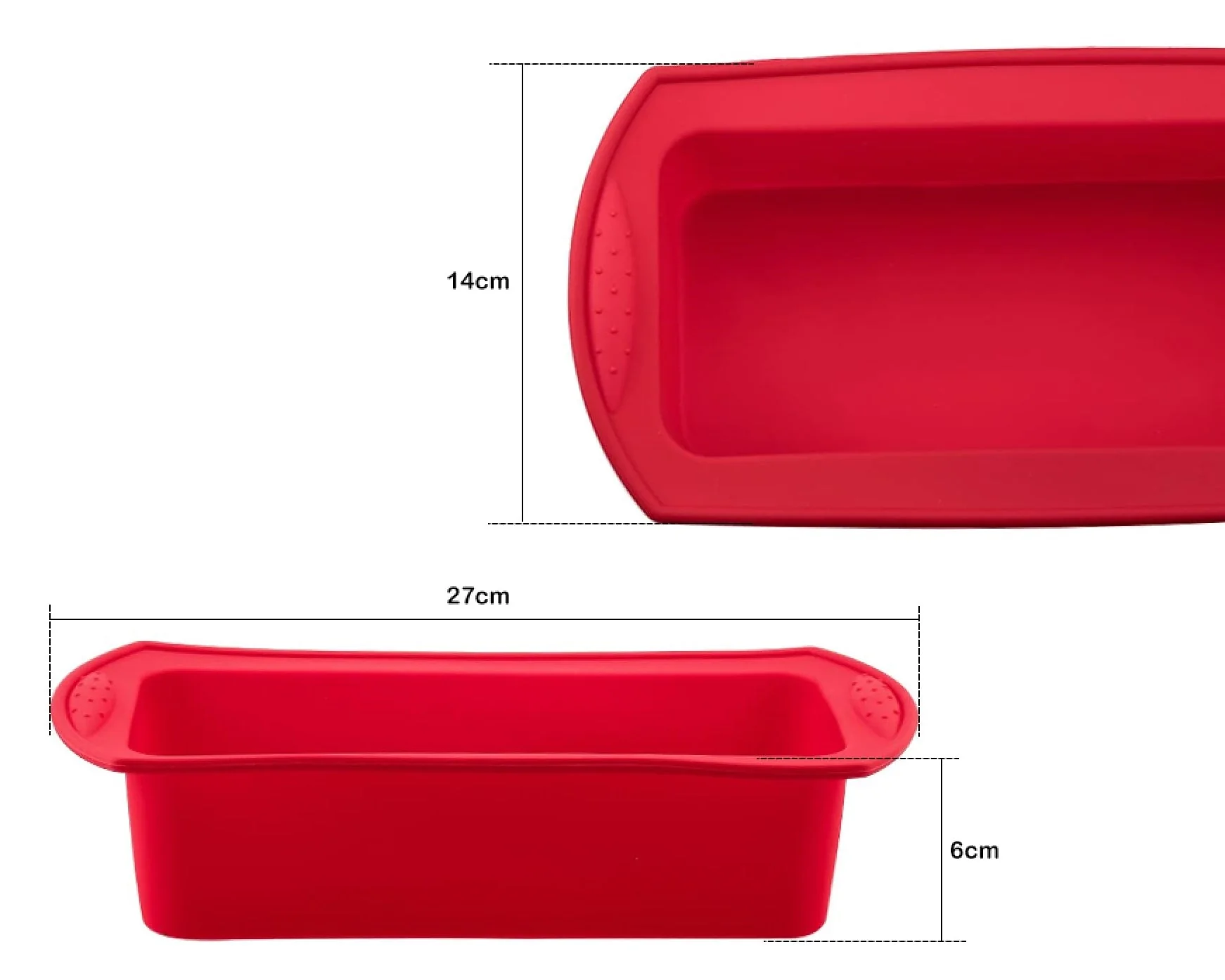Moule à pain en silicone ROUGE - Image 8