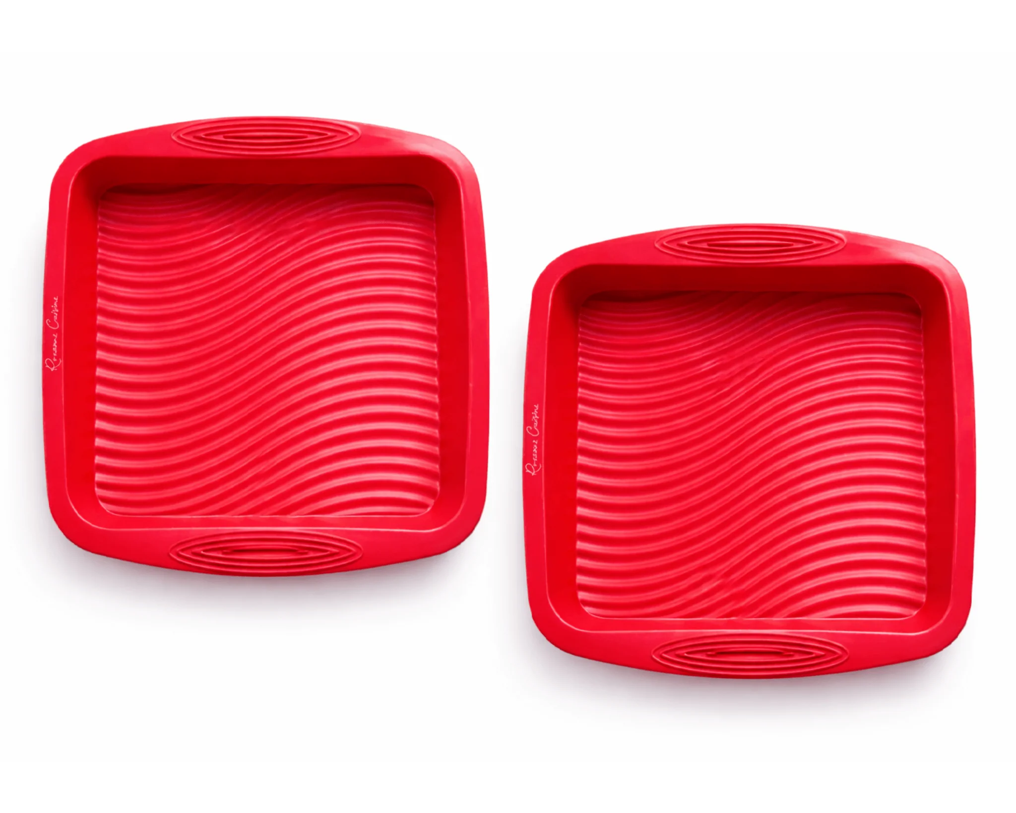 Moule carré en silicone 10 x 10 pouces ROUGE - Image 2