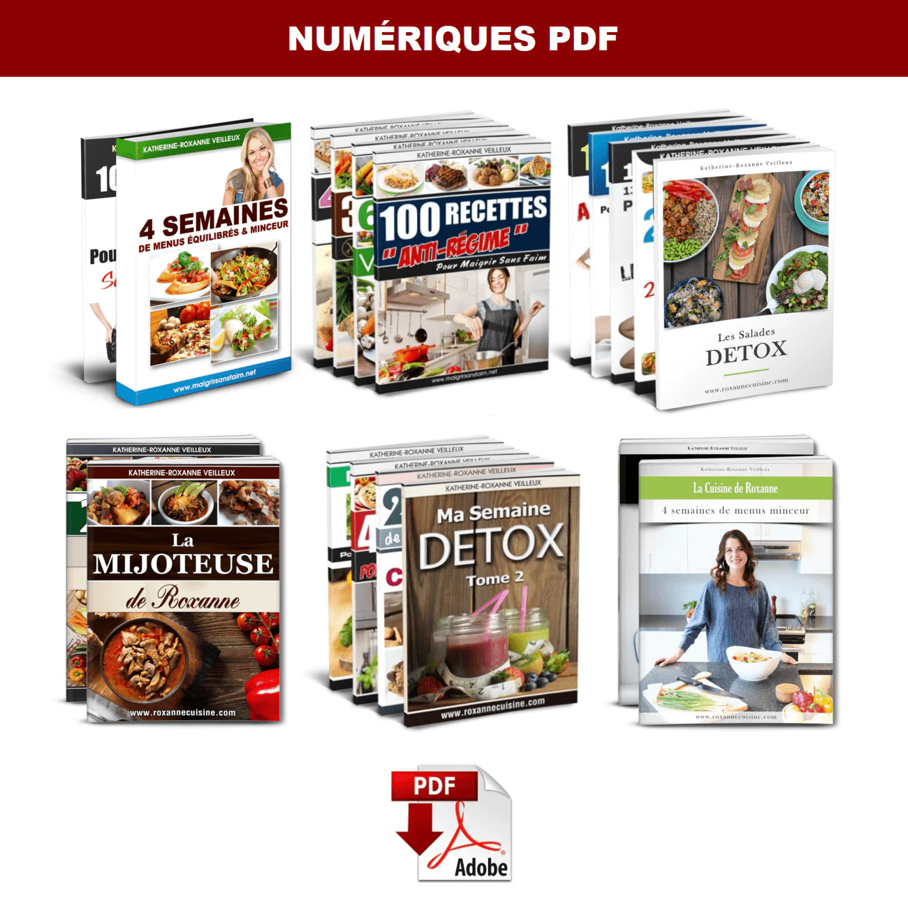 Collection complète de mes 22 recueils - Ebooks Numériques PDF