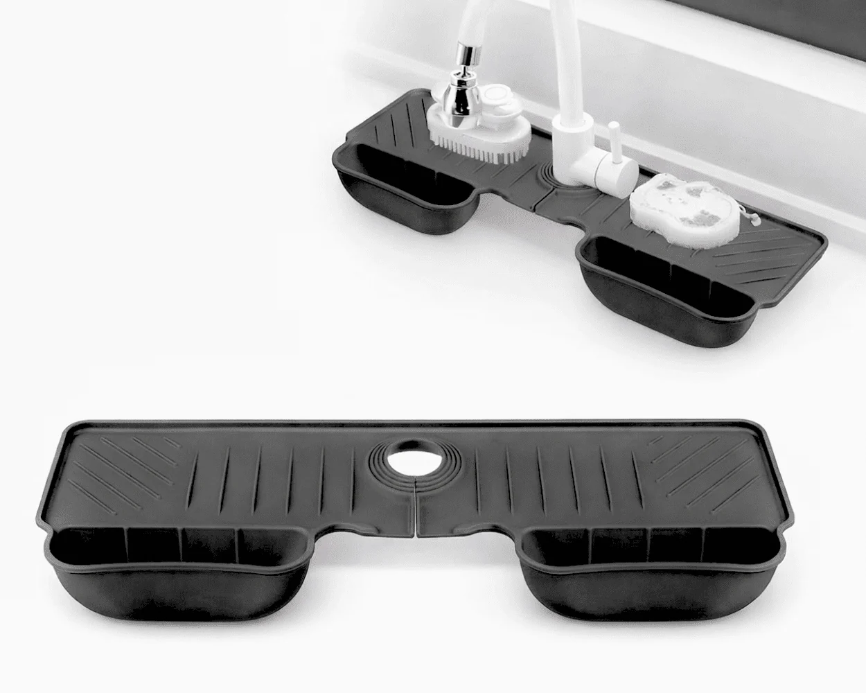 Organisateur d'évier en silicone