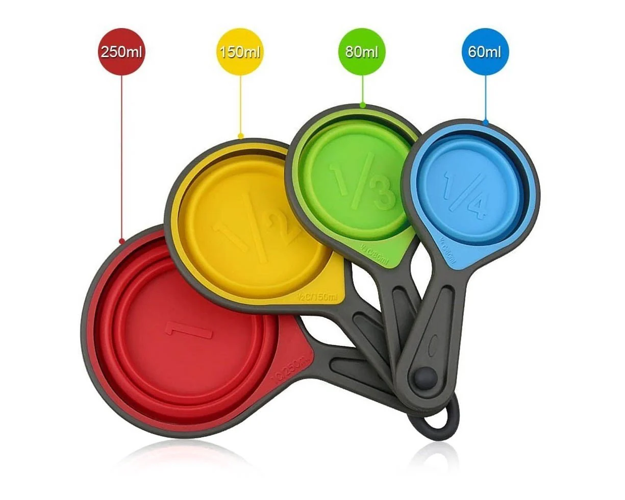 Tasses à mesurer pliables (lot de 4) - Image 5