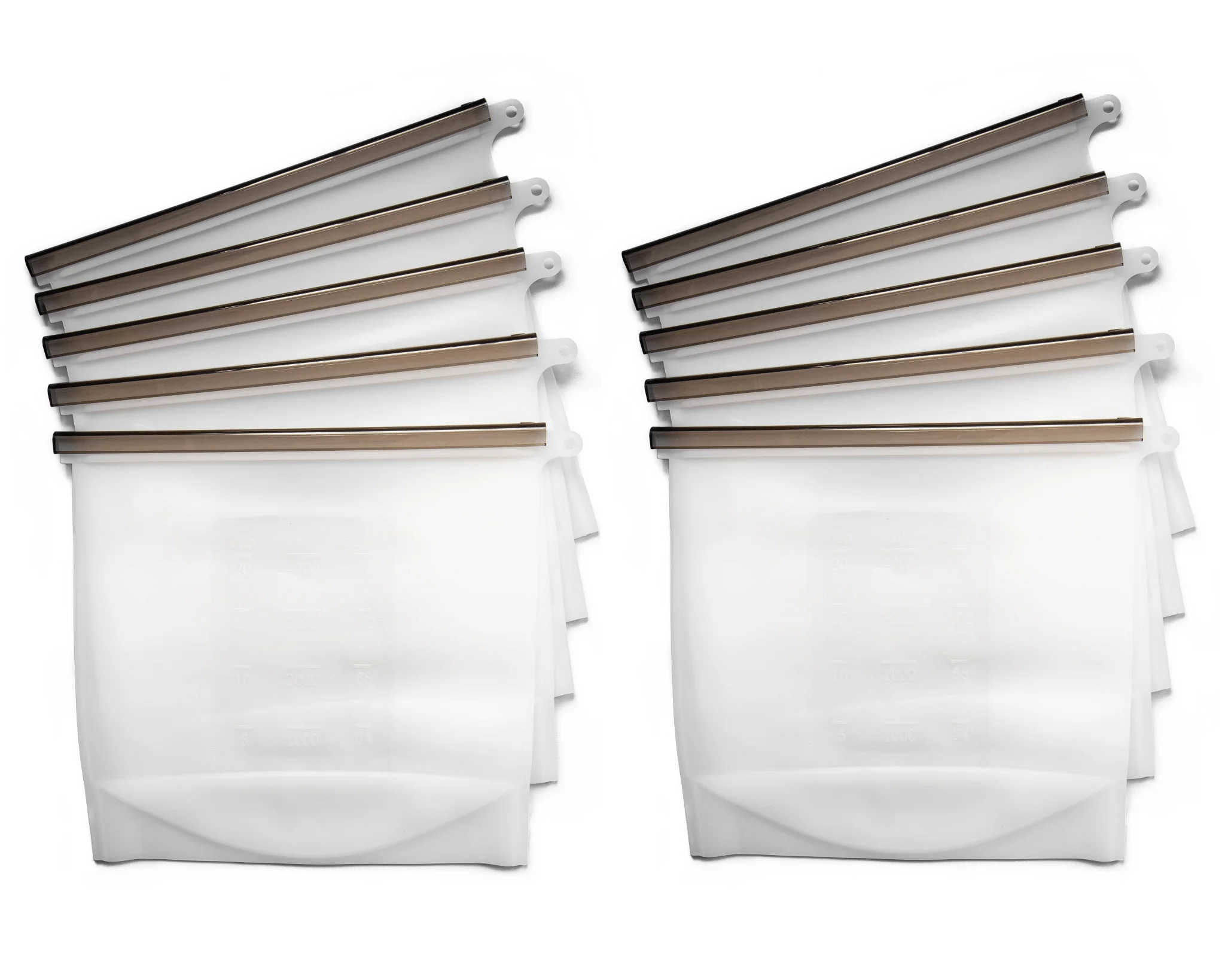 Très grand sac à congélation réutilisable en silicone de 4 litres - Image 8